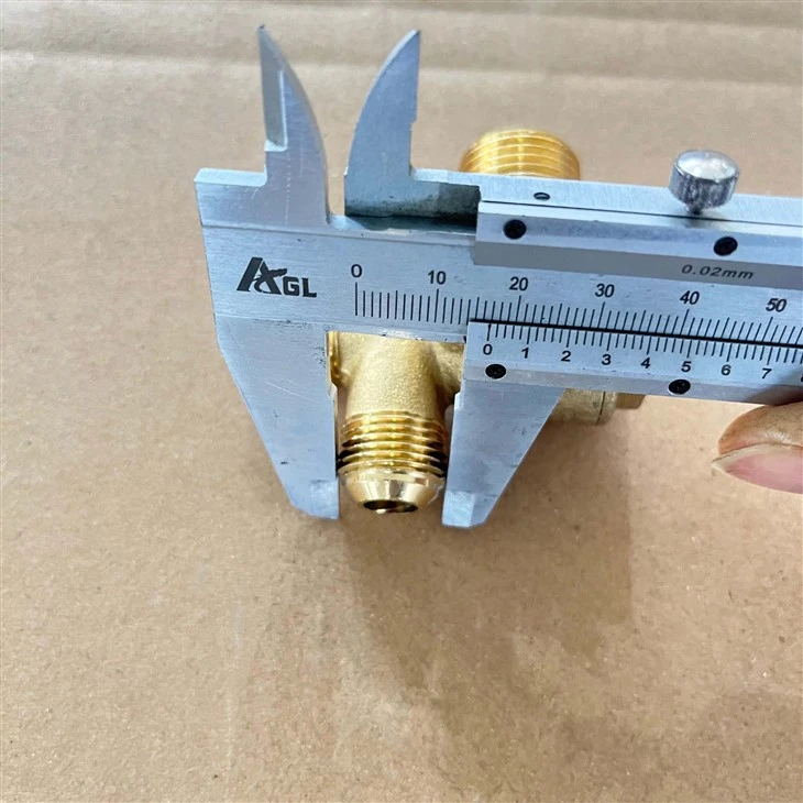 Air Compressor 1/2X3/8X3/8X10 Copper One-way Valve factory